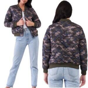 Glamsia Camo Puff Jacket Size Medium NWT